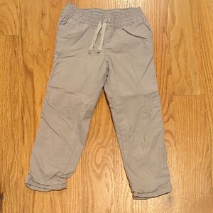 Carter's Light Gray Elastic-Waist Jogger Pants